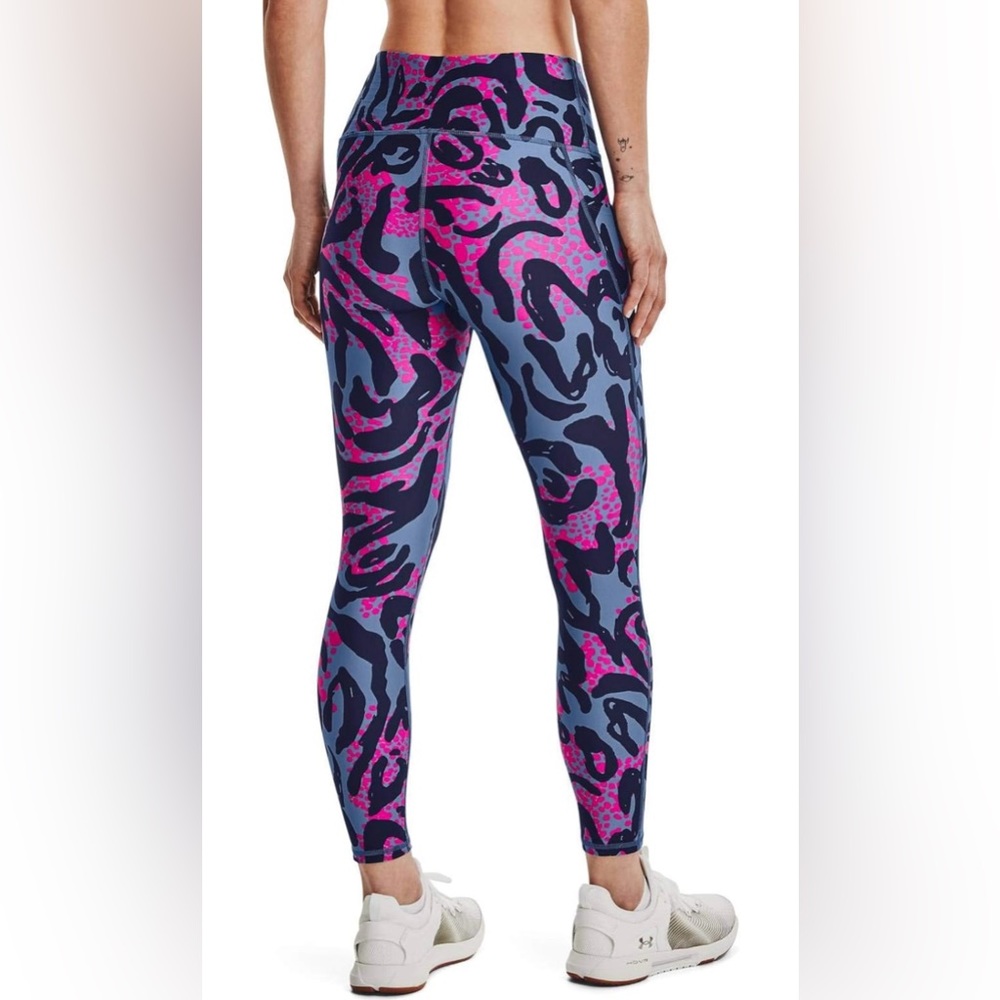 Under Armour Women's HeatGear® No-Slip Waistband Printed Ankle Leggings